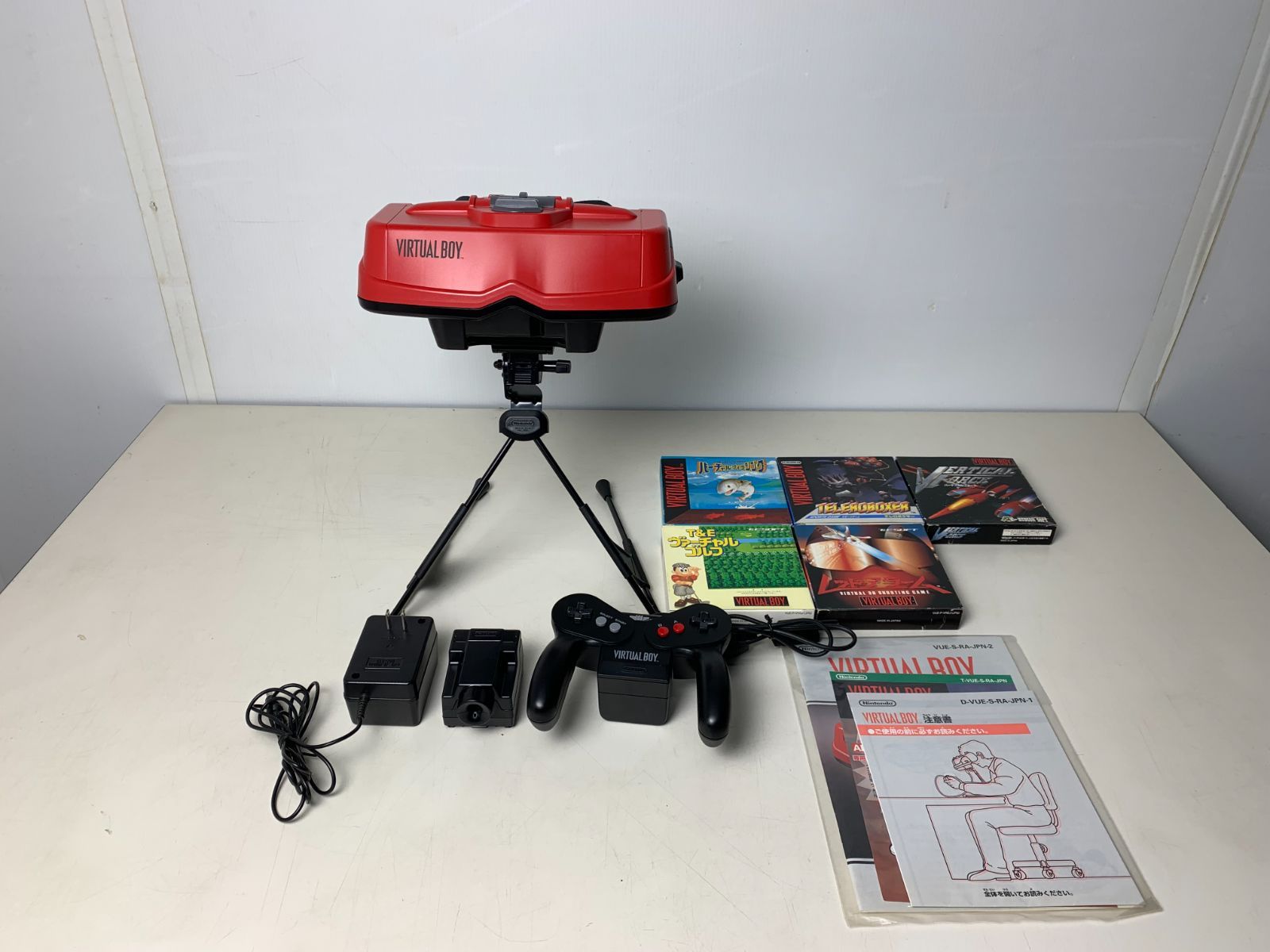 △任天堂（Nintendo）バーチャルボーイ VB VUE-S-RA_ソフト2本セット