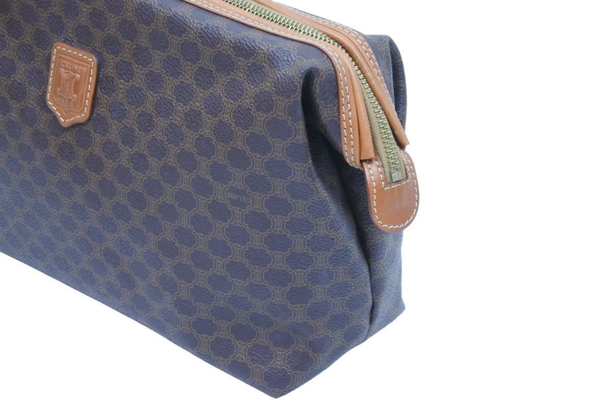 CELINE セリーヌ　ポーチ　バニティ　マカダム CELINE セリーヌ マカダム メイクポーチ 化粧ポーチ