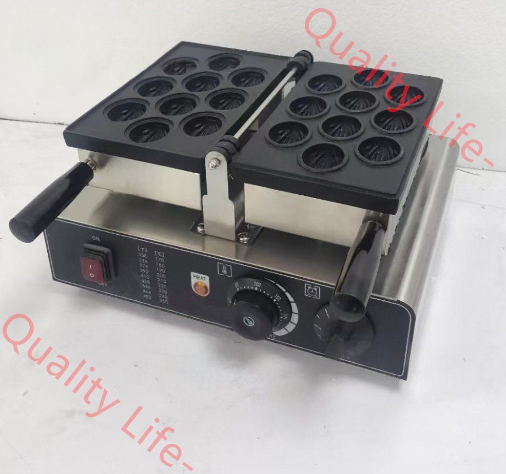 電気 クルミ型のベビーカステラ ベビーカステラ機 ベビーカステラ焼き 10ピース 単相１0０V|業務用