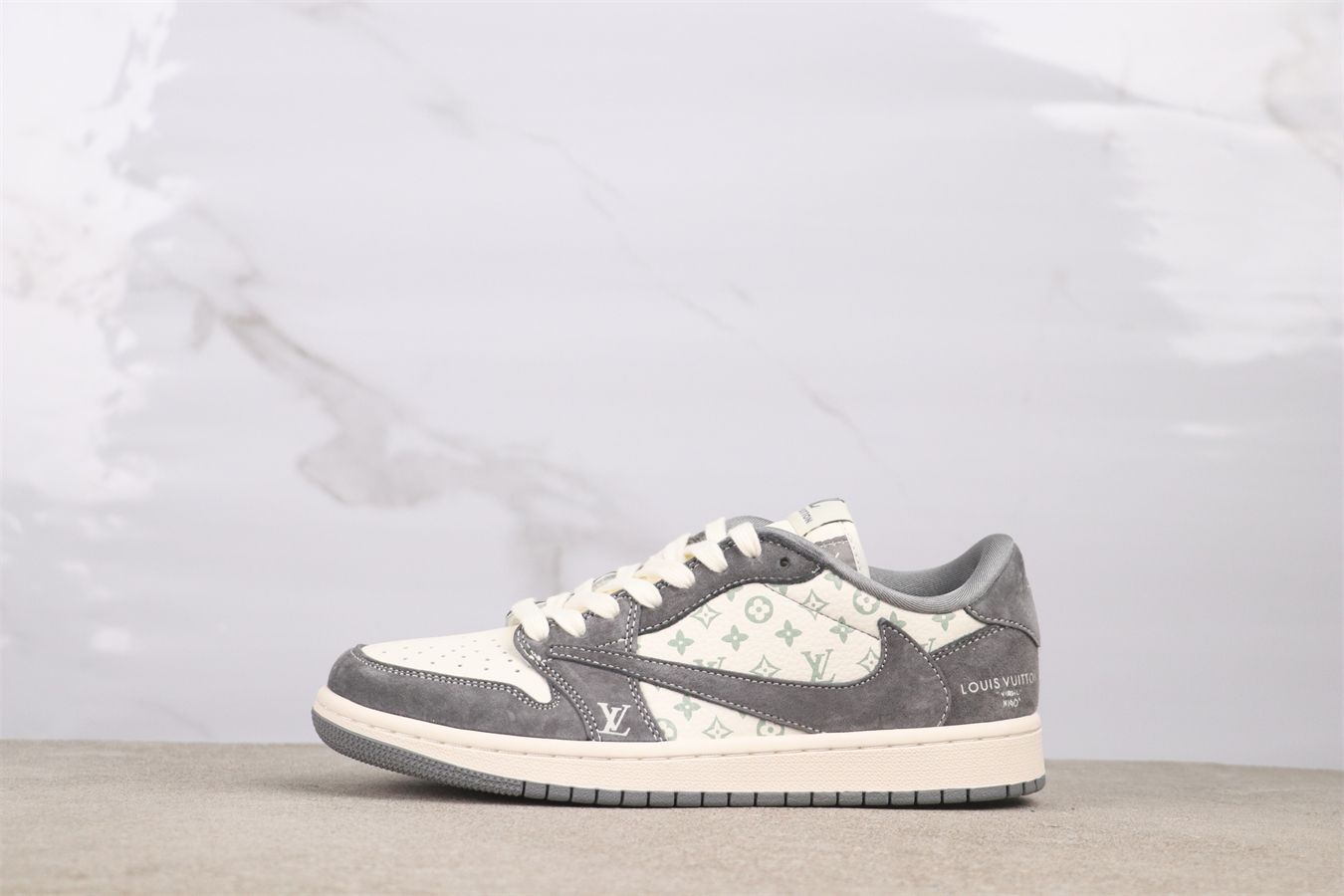 今日 Jordan SJ2068-001 Gray Suede グレイスエード -WTO輸入3