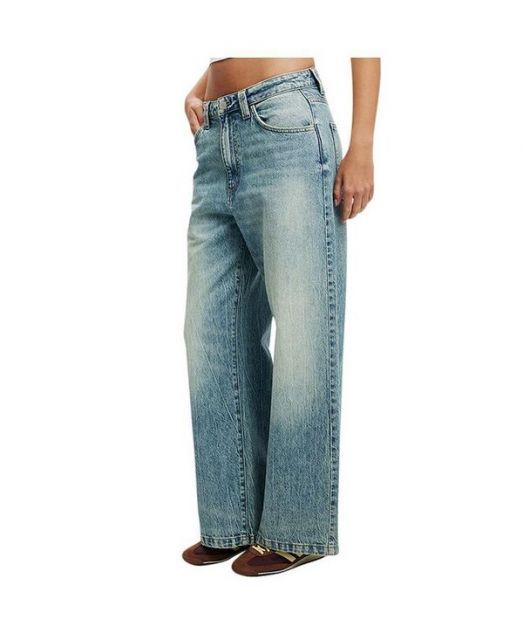 【送料無料】 コットンオン レディース デニムパンツ ボトムス Women's Super Baggy Jean Canyon blue