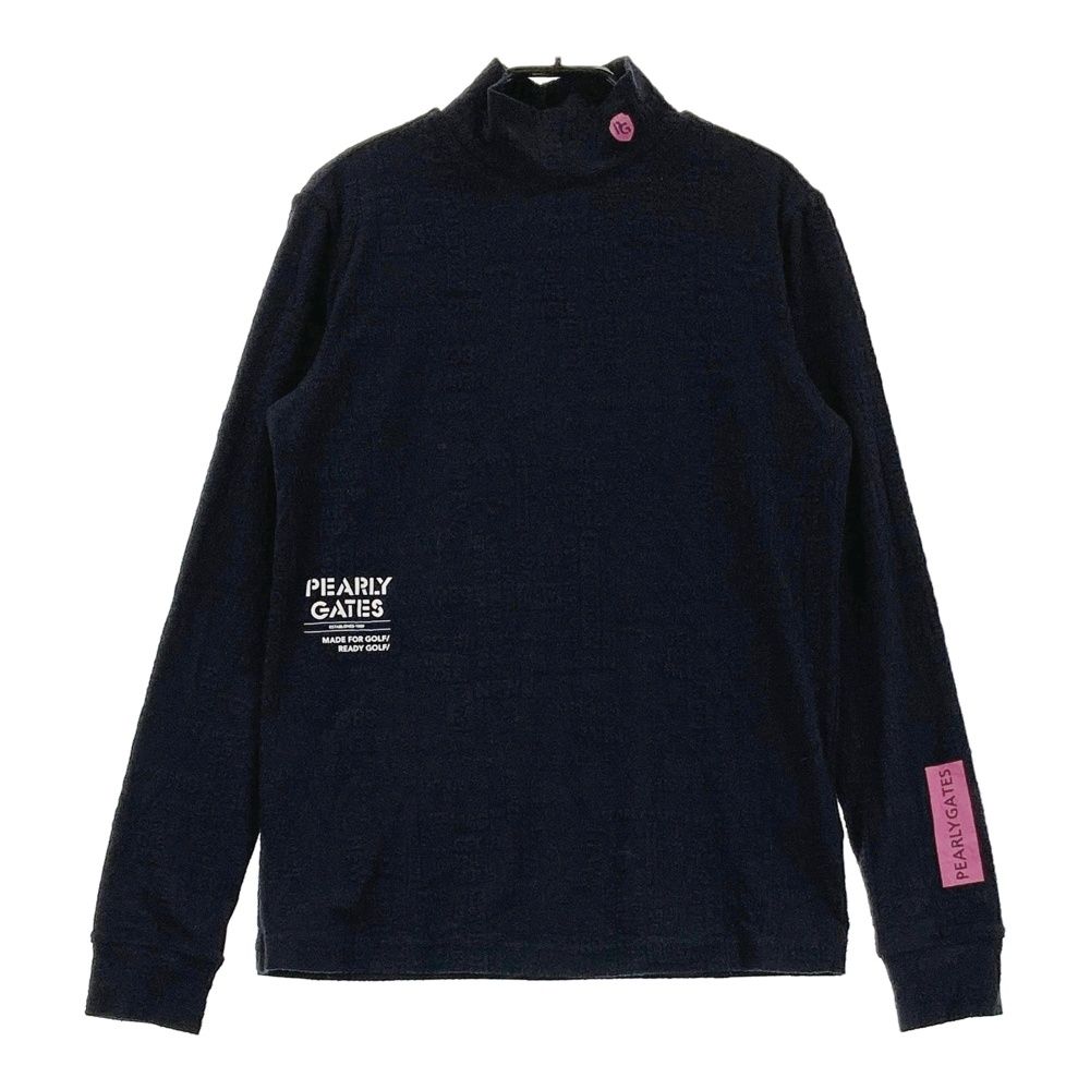 ★美品★2024年モデル PEARLY GATES　 モックネック　サイズ　0 サイズ：0 PEARLY GATES パーリーゲイツ 2024年モデル モック
