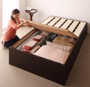 組立設置付 大容量収納庫付きすのこベッド HBレス O・S・V オーエスブイ 薄型スタンダードボンネルコイルマットレス付き シングル 深さレギュラー【代引不可】