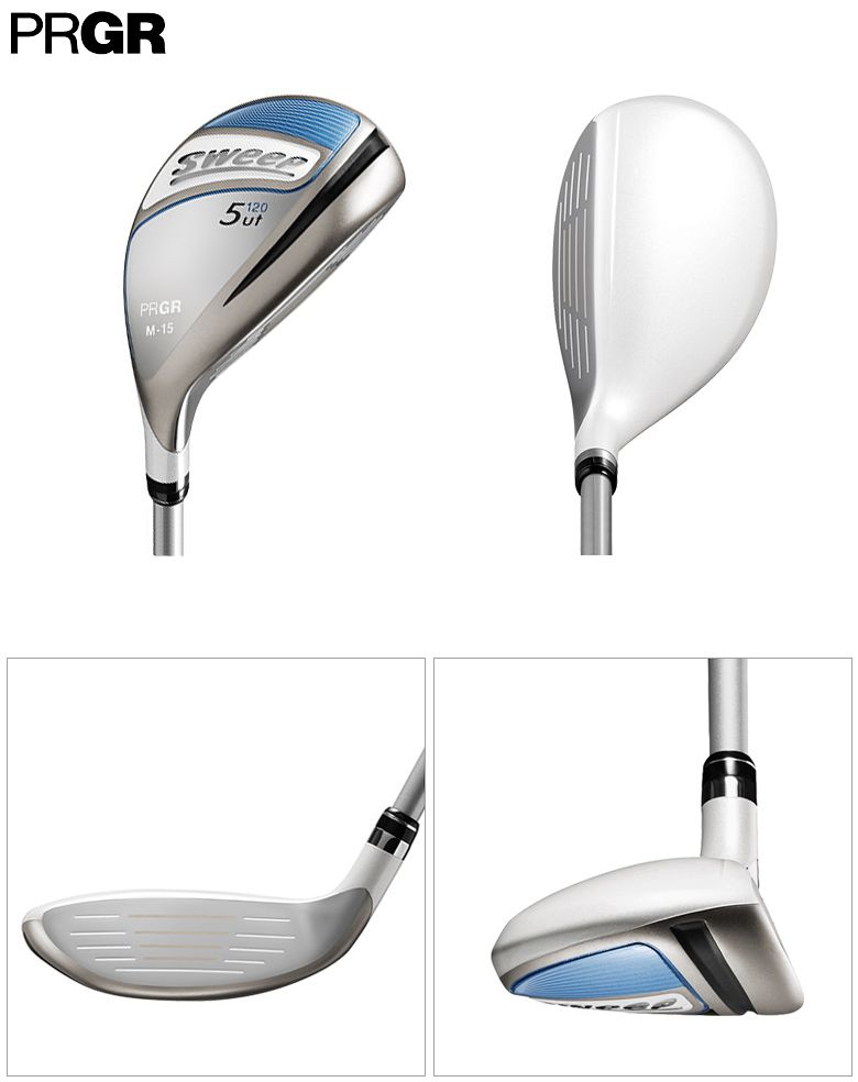 レディース プロギア ゴルフ スイープ ユーティリティー NEWスプリング カーボンシャフト ブルー