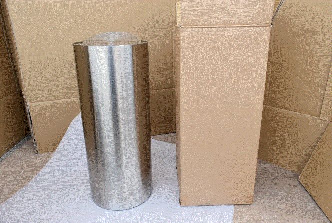 ゴミ箱 業務用ダストボックス ステンレス製(HL) ボディ(丸型) 250mm C