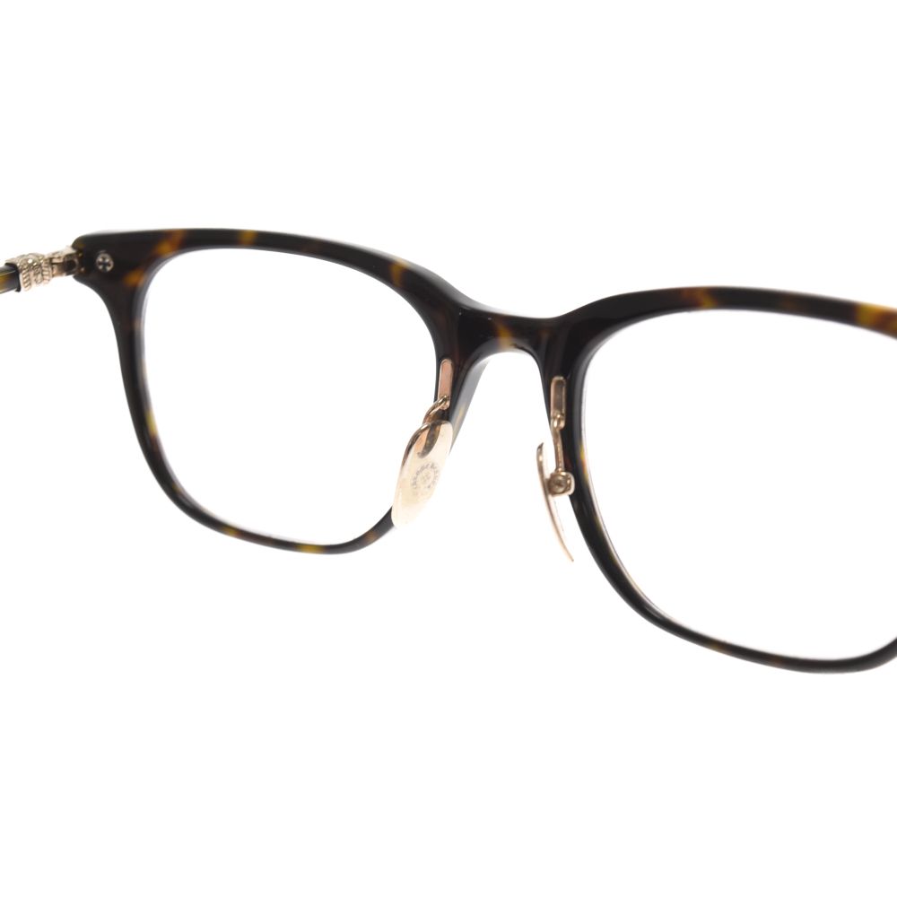 CHROME HEARTS (クロムハーツ) DARLIN BK-18KGPフローラルクロス 