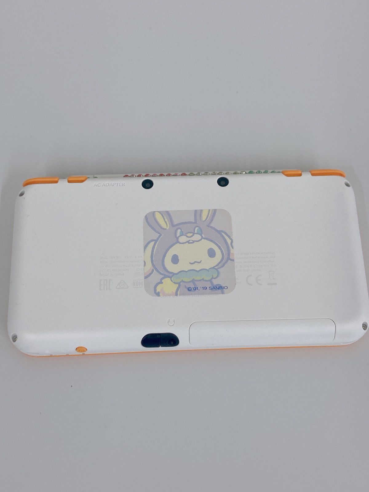 初期化済み】Nintendo Newニンテンドー2DS LL ホワイト×オレンジ