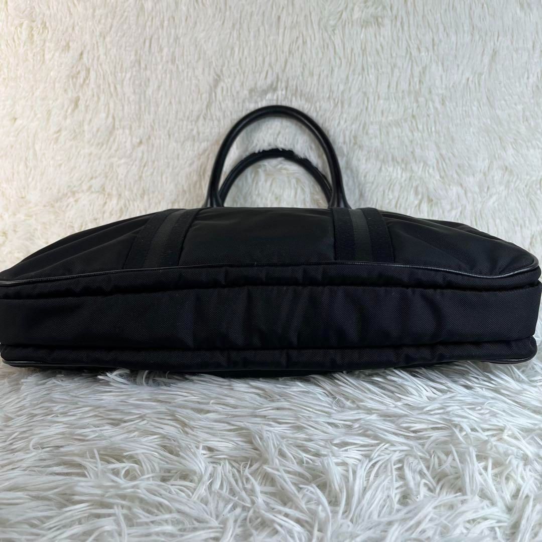 美品 BALLY 2way ビジネスバッグ ナイロン レザー ブラック
