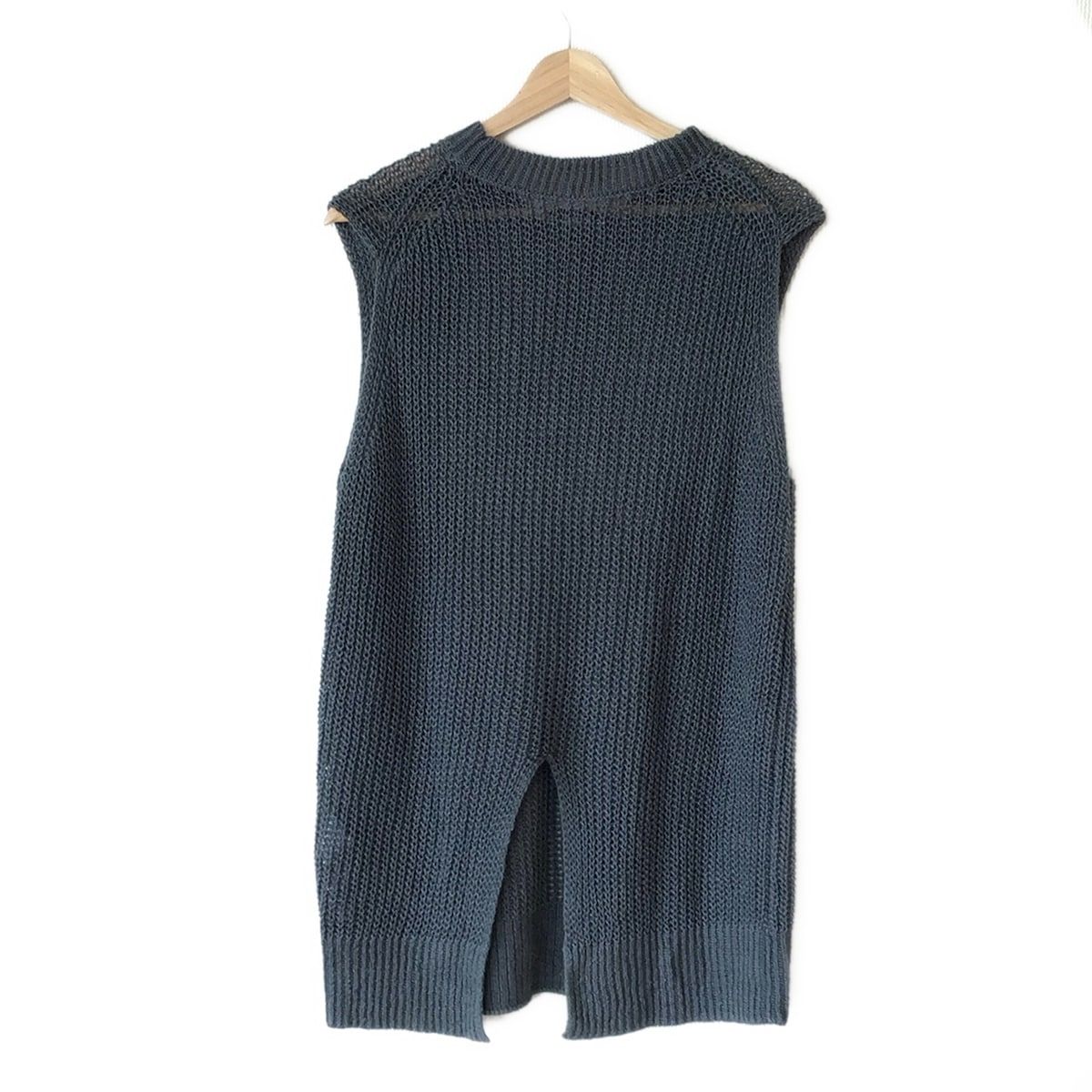 Chaos カオス ノースリーブセーター サイズF レディース - ダークネイビー