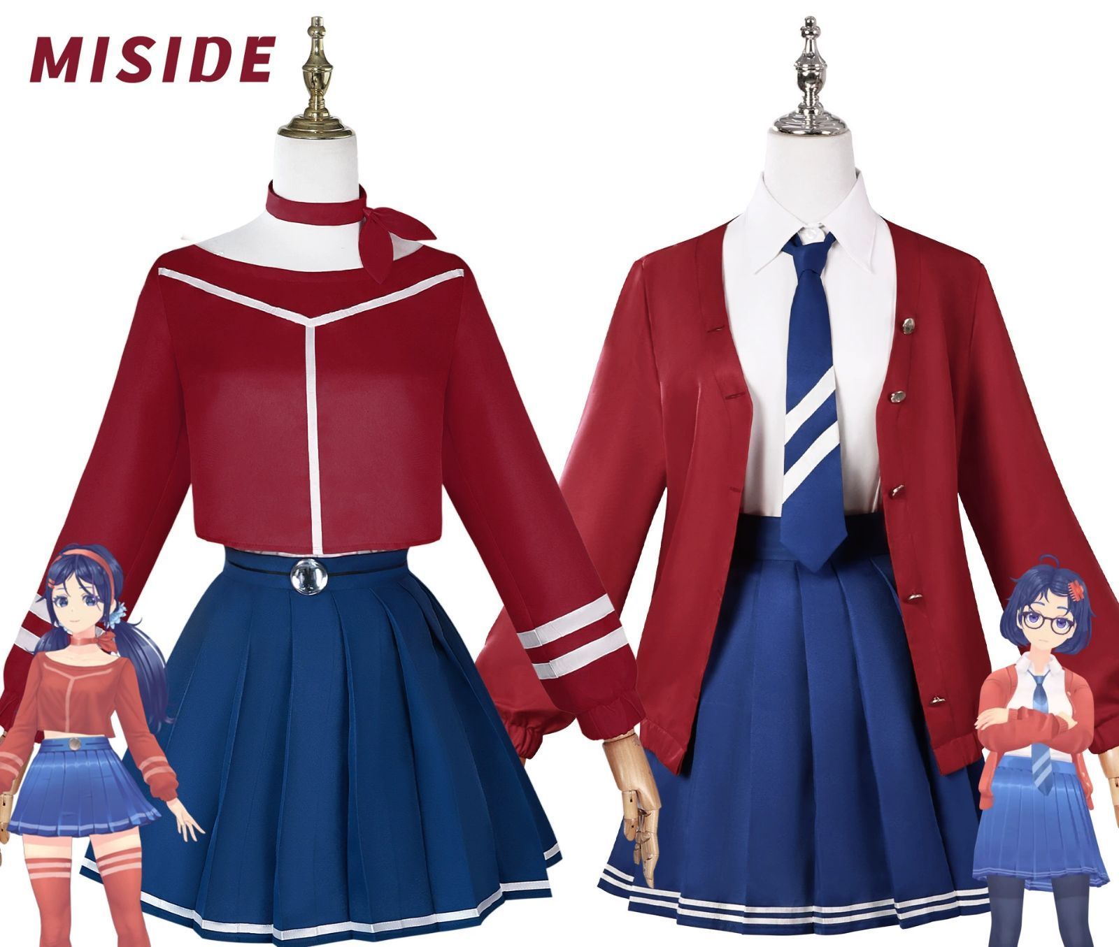 Mita Мита MiSide コスプレ ハロウィン クリスマス 制服 大人 子供 cosplay イベント