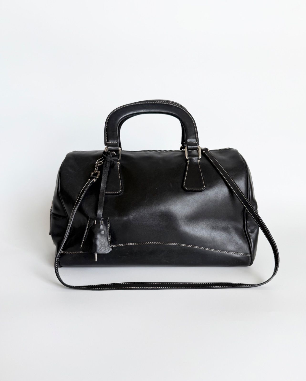 プラダ PRADA ボストンバッグ ショルダーバッグ ブラック WS8716