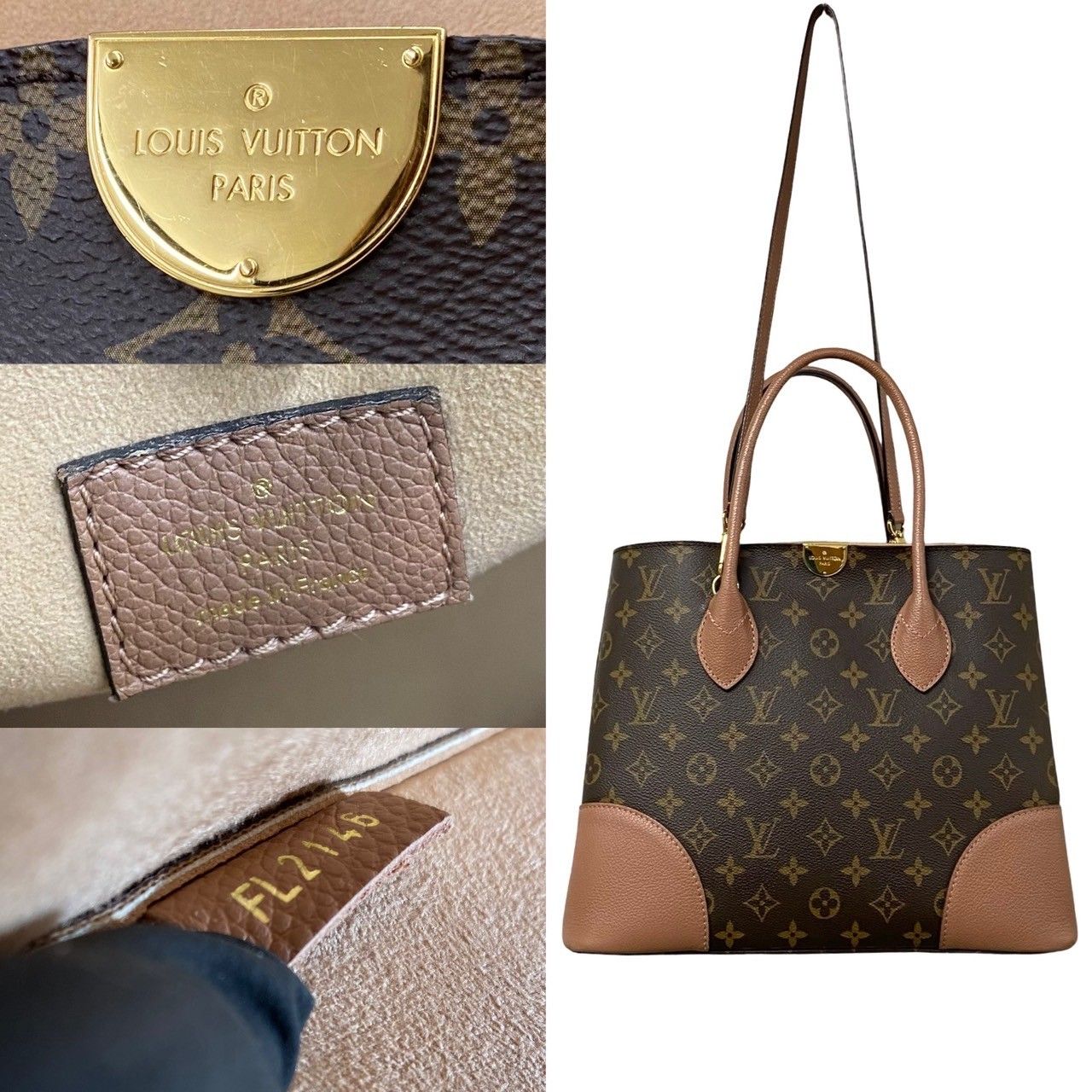 未使用保管品 袋付き LOUIS VUITTON ルイヴィトン フランドリン モノグラム ボアドゥローズ 2way ショルダーバッグ トートバッグ  36844 - メルカリ