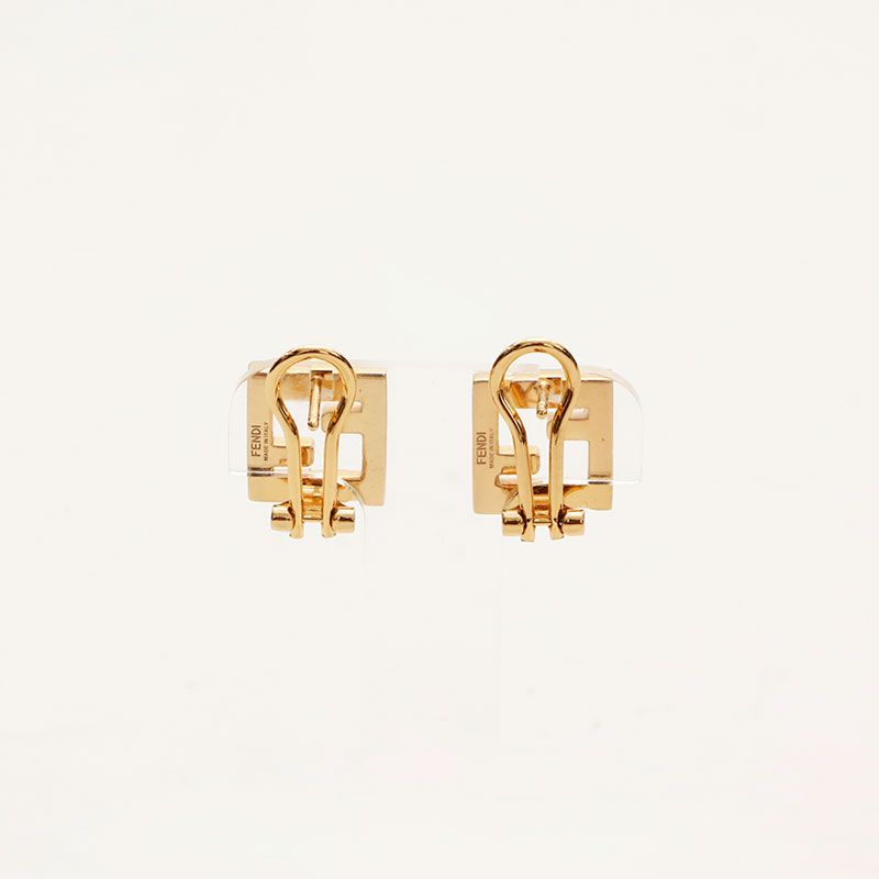 FENDI フェンディ ピアス FFロゴ ラインストーン - メルカリ