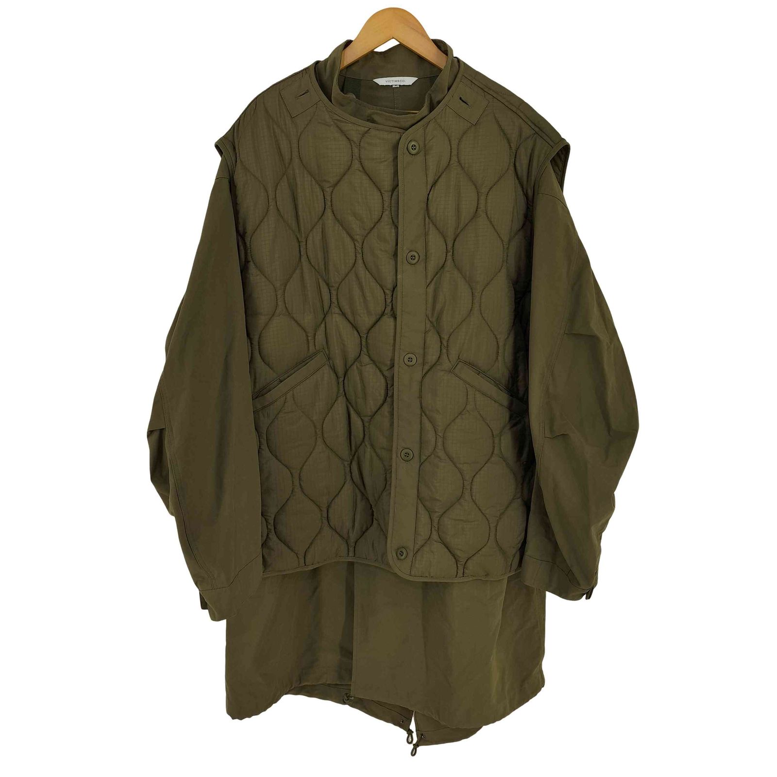 ジャケット・アウター VICTIM M65 BIG COAT QUILTED BIG VEST VICTIM】 M65 BIG COAT＆ QUILTED BIG VEST