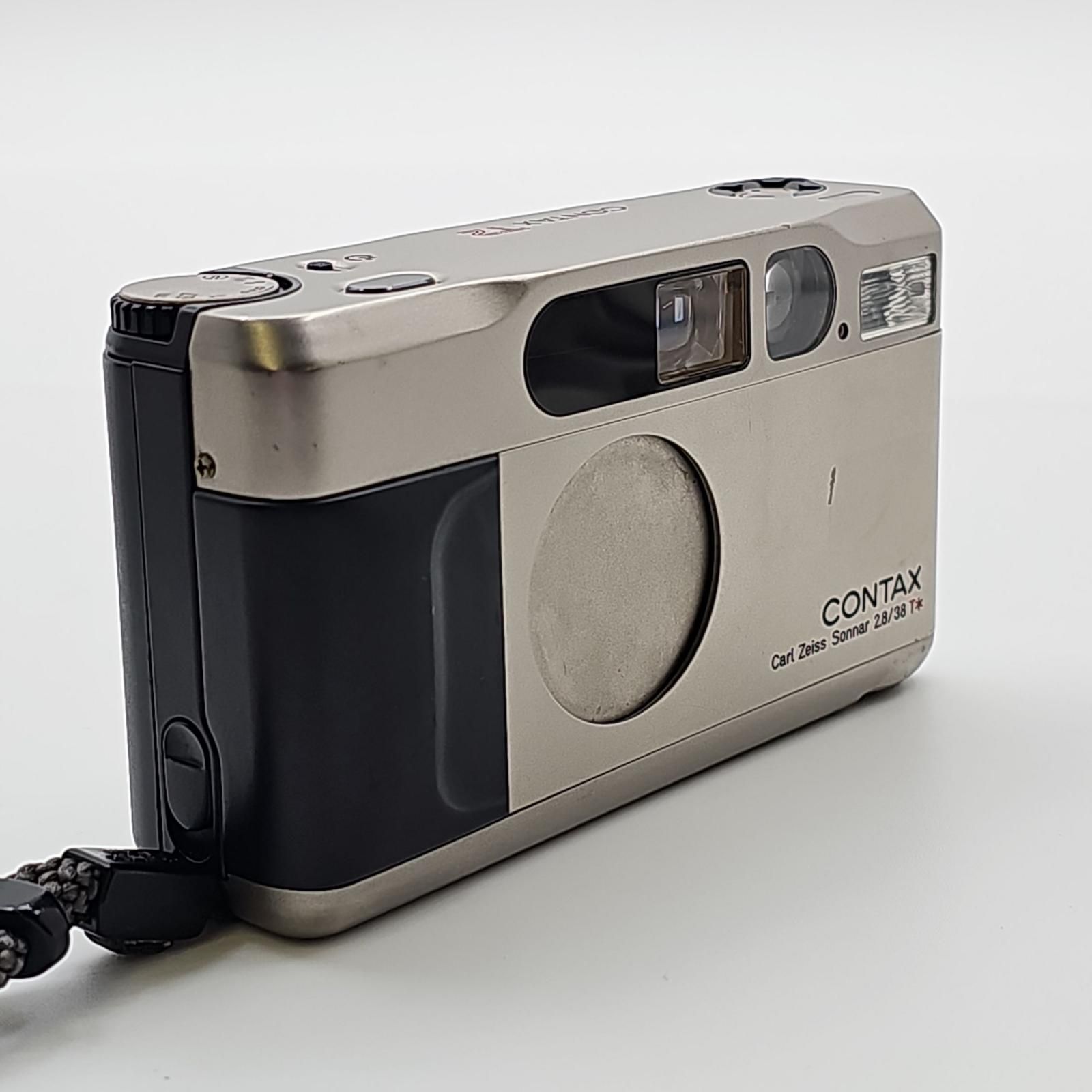 【動作確認済】美品✴︎Contax T2 フィルムカメラ 最速発送】CONTAX T2 動作確認済 コンパクトフィルムカメラ 現状