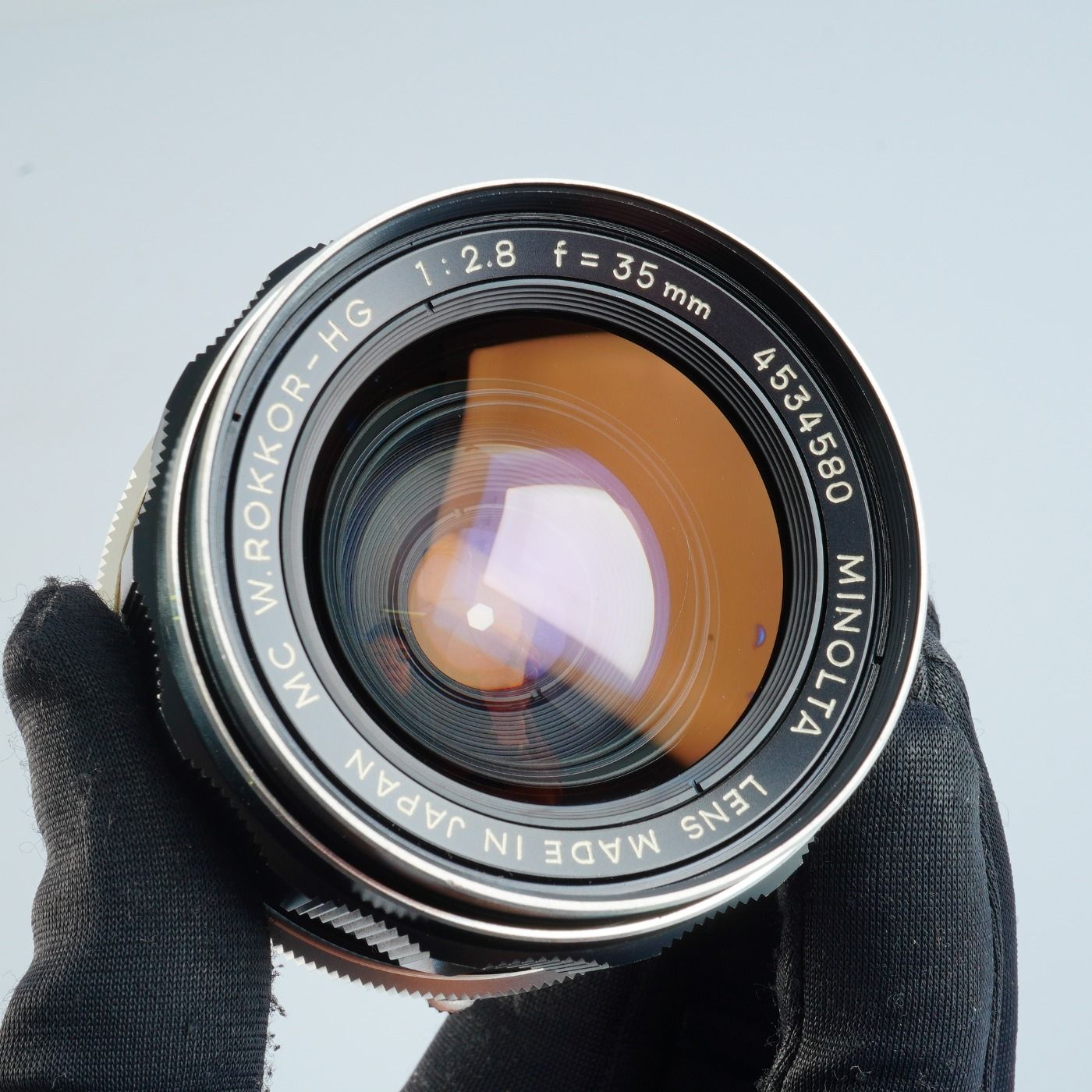 MINOLTA ミノルタ MC W.Rokkor-HG 35mm F/2.8 単焦点レンズ - メルカリ