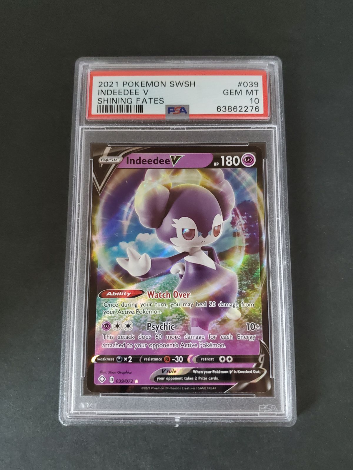 ポケモンカードゲーム 英語版 イエッサンV PSA10 フルアート