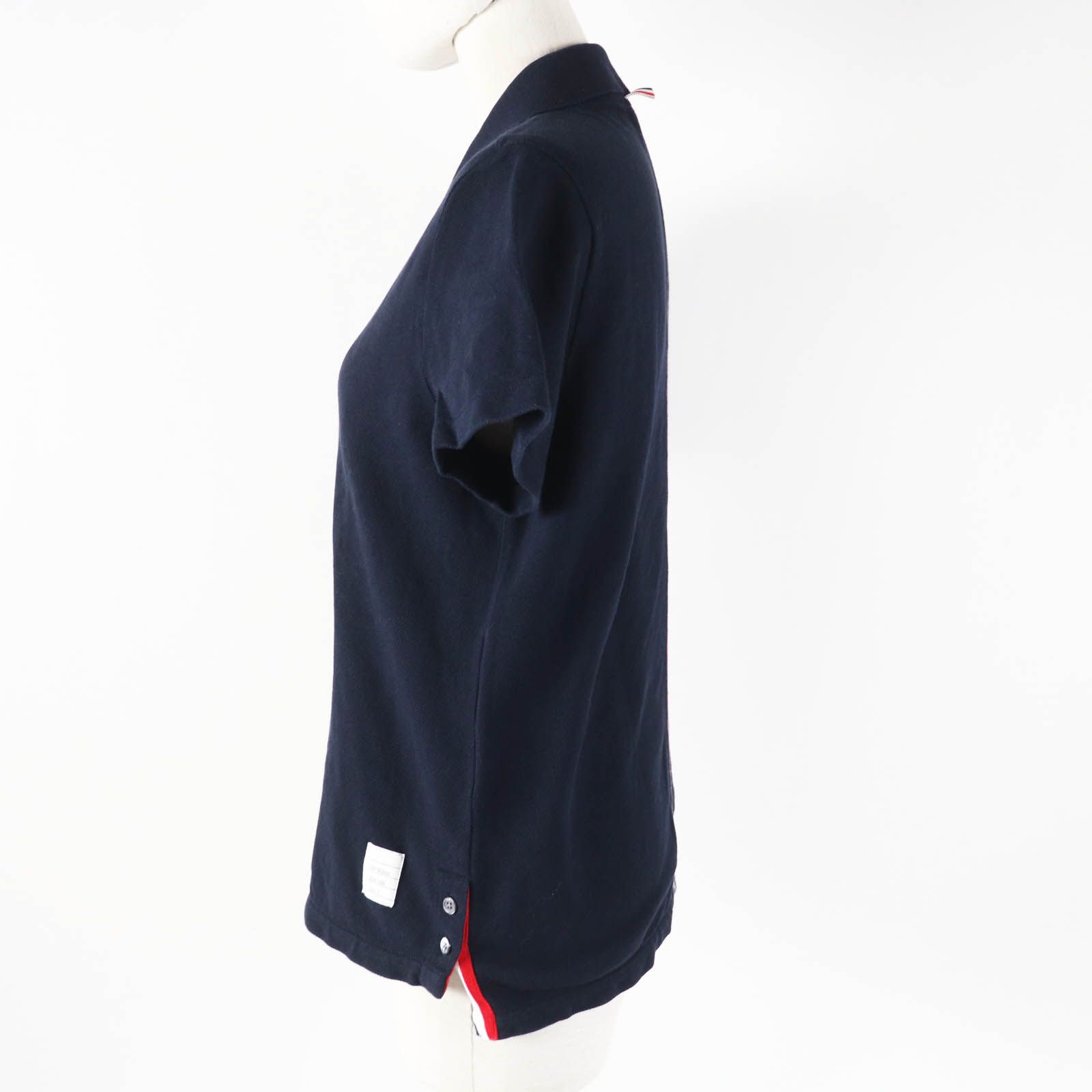 美品◎THOM BROWNE トムブラウン MJP042A コットン100％ バックライン 