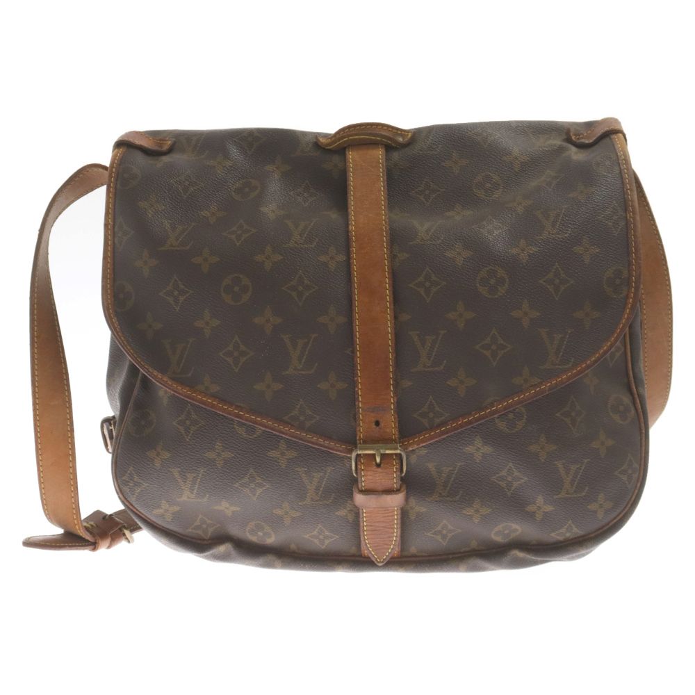 ⭐︎⭐︎希少　廃盤　LOUIS VUITTON 【ソミュール35】 楽天市場】ルイ ヴィトン モノグラム ソミュール35 斜め掛け