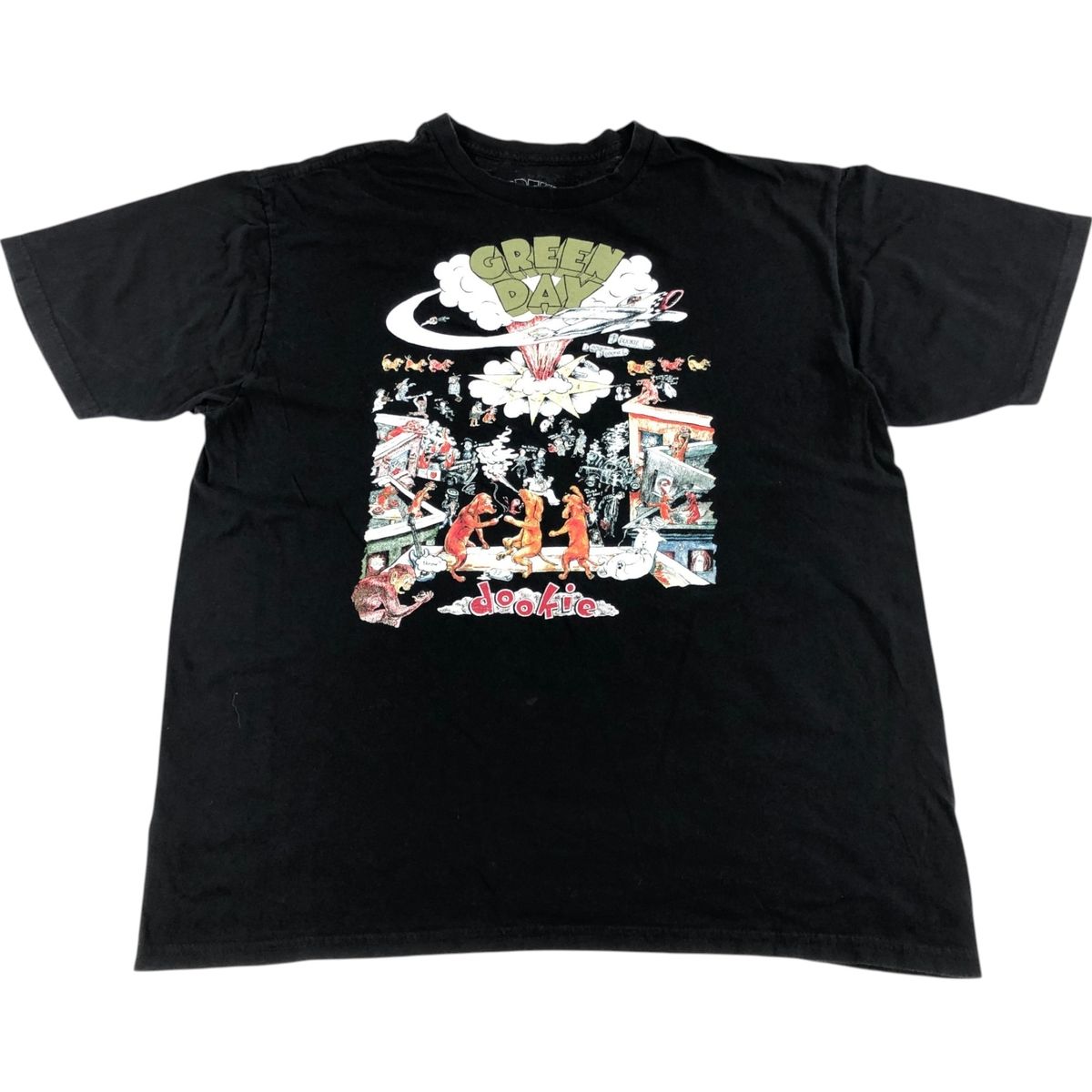 古着 GREEN DAY グリーンデイ バンドTシャツ バンT メンズXL相当|eaa546515
