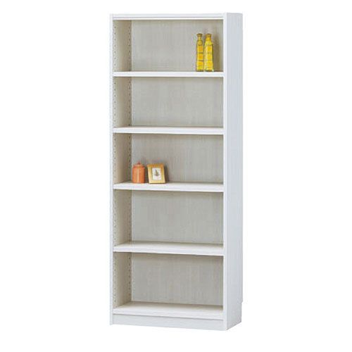 木製オープンラック ホワイト W59×H150cm 61-357-3-4 店舗什器 ディスプレー マネキン 装飾品 販促用品 ハンガー ラッピング