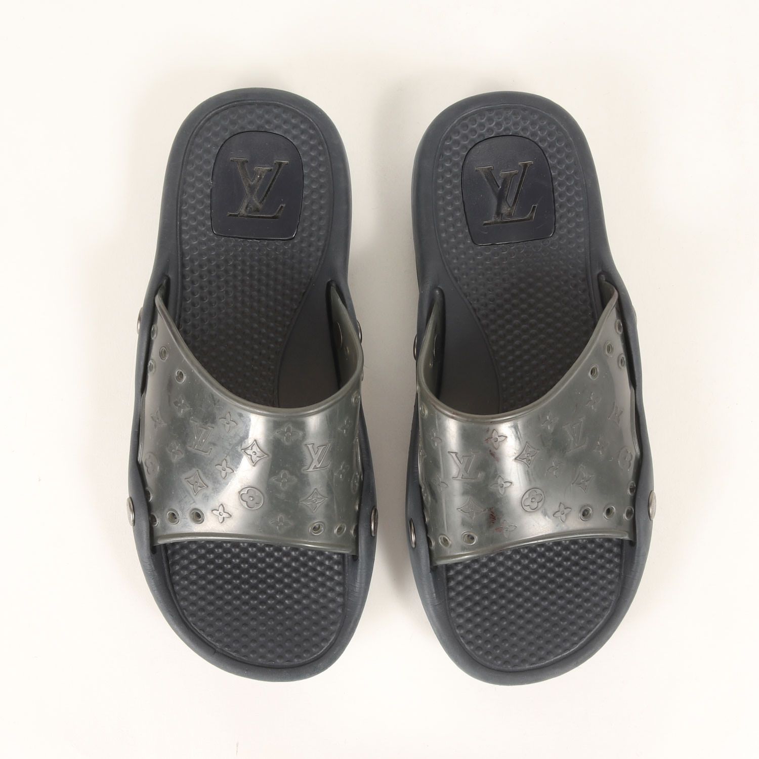 LOUIS VUITTON ルイヴィトン サンダル サイズ:6 / ブラック金具