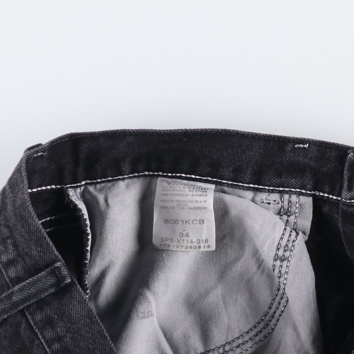 古着 ラングラー Wrangler ブラックデニムショーツ ハーフパンツ メンズw34相当 eaa587965 KIN-KAAI_COM