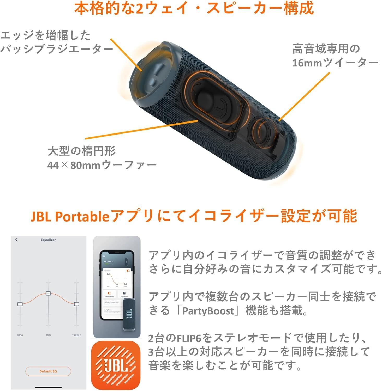 67防塵防水 パッシブラジエーター搭載