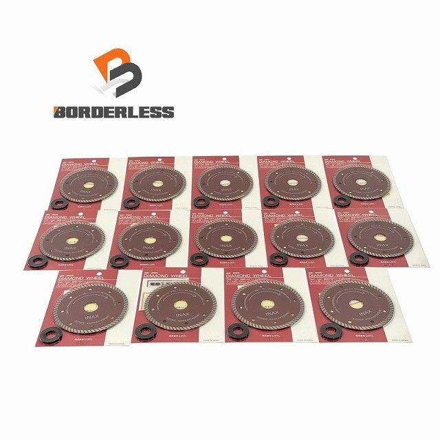 14枚セット LIXIL リクシル ダイヤモンドホイール DW-105F 105mm タイル用 硬質 厚物用 ダイヤモンドカッター 研削 替刃