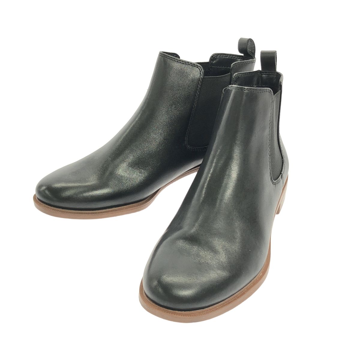 Clarks クラークス Taylor Shine サイドゴアブーツ ブラック UK5