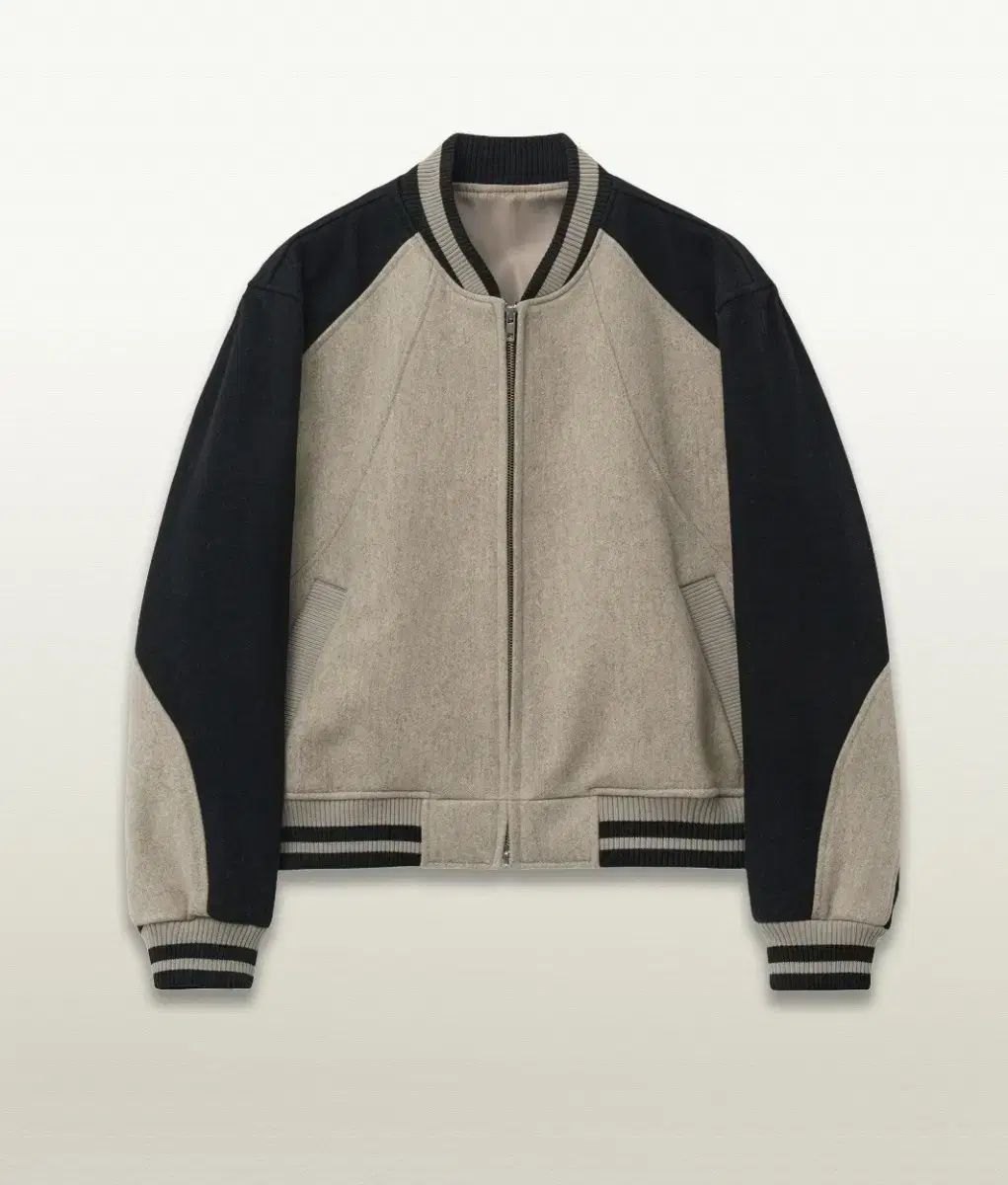 美品　LMOOD バーシティジャケット MUSINSA公式 | LMOOD Contemporary Varsity Jacket Black