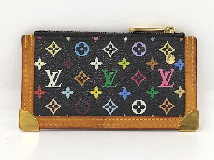 LOUIS VUITTON ポシェット クレ コインケース キーリング モノグラム マルチカラー M92654