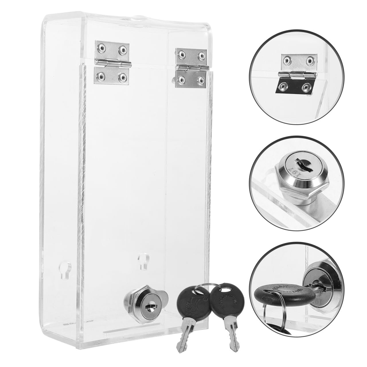 クリア携帯電話ロッカーボックス ドアロックとキー付き 壁掛け携帯電話収納キャビネット ポケット収納ロッカーボックス オフィス教室用(  携帯電話ロッカーボックス（ドアロック＆キー番号付き）、携帯電話収納キャビネットポケット、壁掛け式透明携帯電話ホルダー、教室 ... 教室用携帯電話収納ボックス、壁掛け式携帯電話ロッカー、透明アクリル製携帯電話ロッカー、小型携帯電話収納ボックス、複数携帯電話個人管理