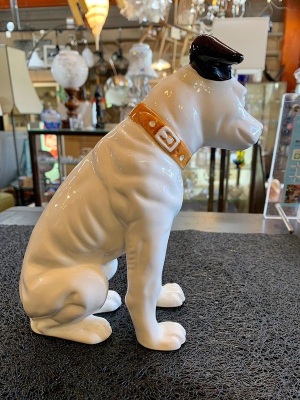 黒白の犬の陶器置物、陶芸家、森、作品 陶器 犬の置物 白黒 - メルカリ