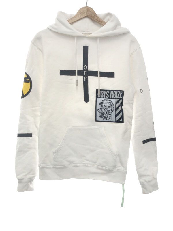 OFF-WHITE オフホワイト 17SS BOYS NOIZE プルオーバーパーカー OFF-WHITE オフホワイト 17SS BOYS NOIZE プルオーバーパーカー