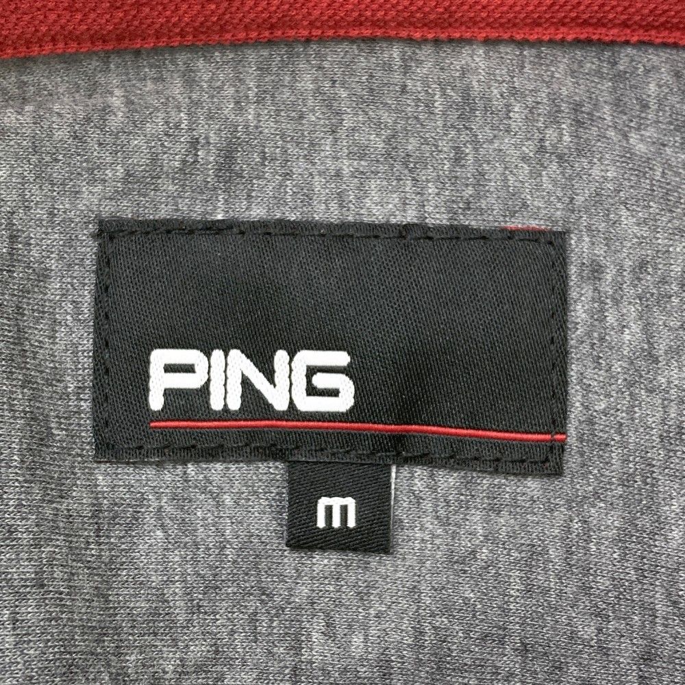 サイズ：M PING ピン  半袖ポロシャツ  ブラック系 [240101360964] ゴルフウェア メンズ ストスト サイズ：M PING ピン 半袖ポロシャツ ブラック系 [240101360964