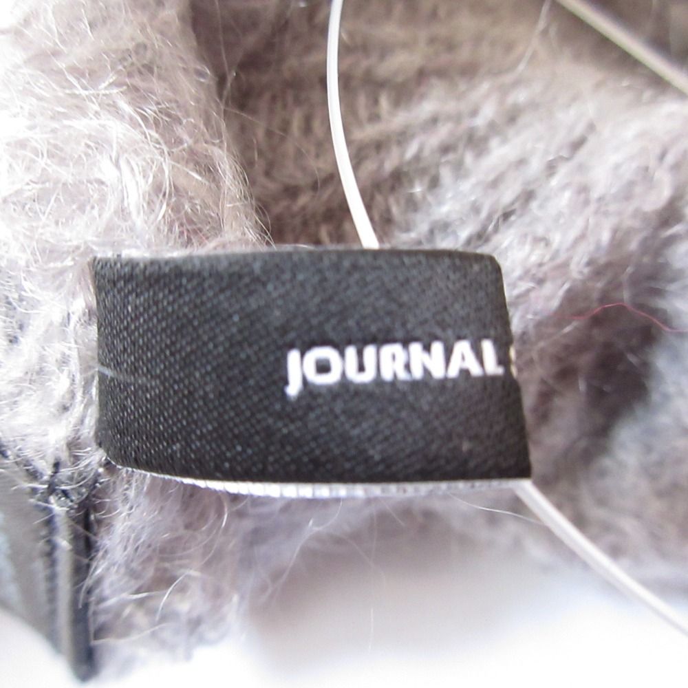 JOURNAL STANDARD - 未使用 24AW JOURNAL STANDARD ジャーナルスタンダード シアーモヘアMIXプルオーバー ニット セーター 24080400356030 F グレー レディース 古着 中古 USED 未使用 24AW JOURNAL STANDARD ジャーナルスタンダード