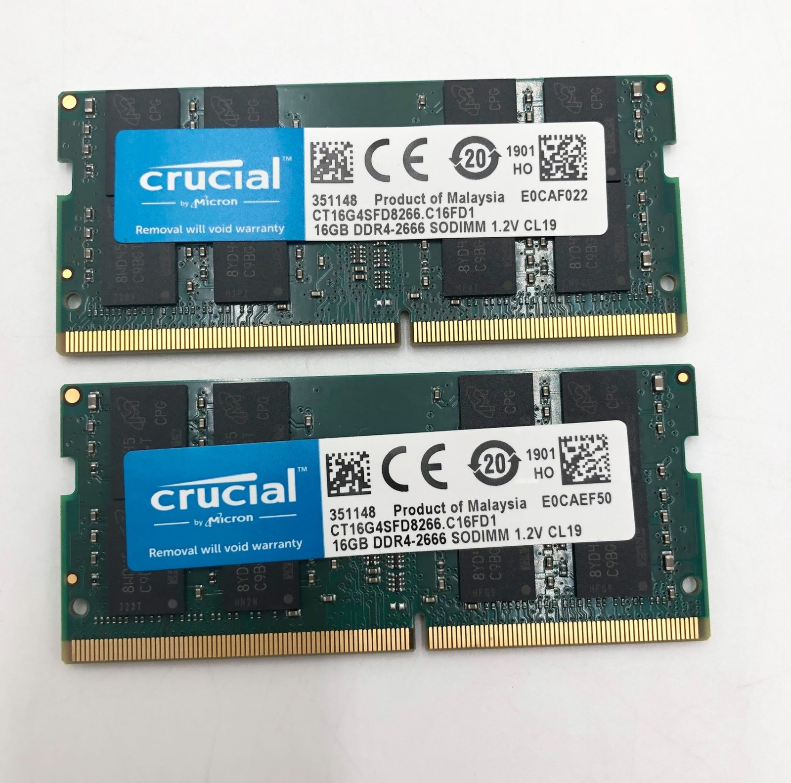 Micron DDR4 2666 16GB ×2 計 32GB 【動作確認済】 Micron DDR4 2666 16GB ×2 計 32GB 【動作確認済】 メモリ サーバー