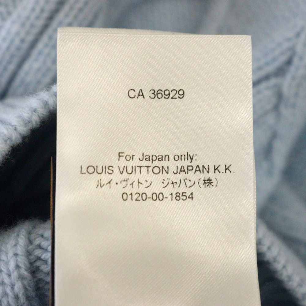 LOUIS VUITTON (ルイヴィトン) 24AW Vネック ケーブルニット セーター