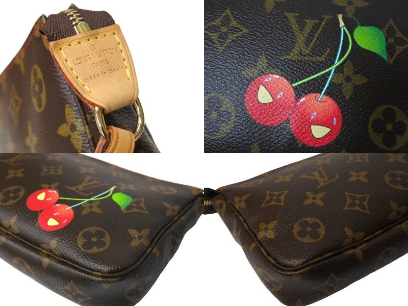 極美品 LOUIS VUITTON ルイヴィトン 村上隆 モノグラム チェリー 