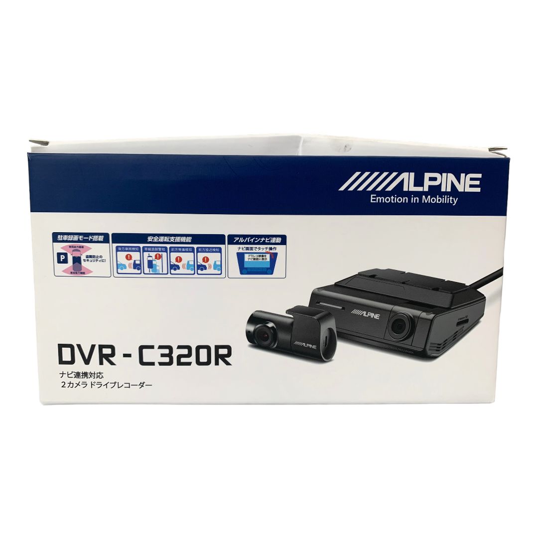 【新品値引可】ALPINE DVR-C320R ナビ連携対応2カメラドラコレコDVR_C320R