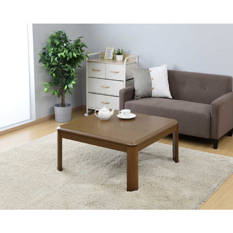 送料無料 【新品 未使用 未開梱】 ヤマゼン 家具調こたつ ［約80