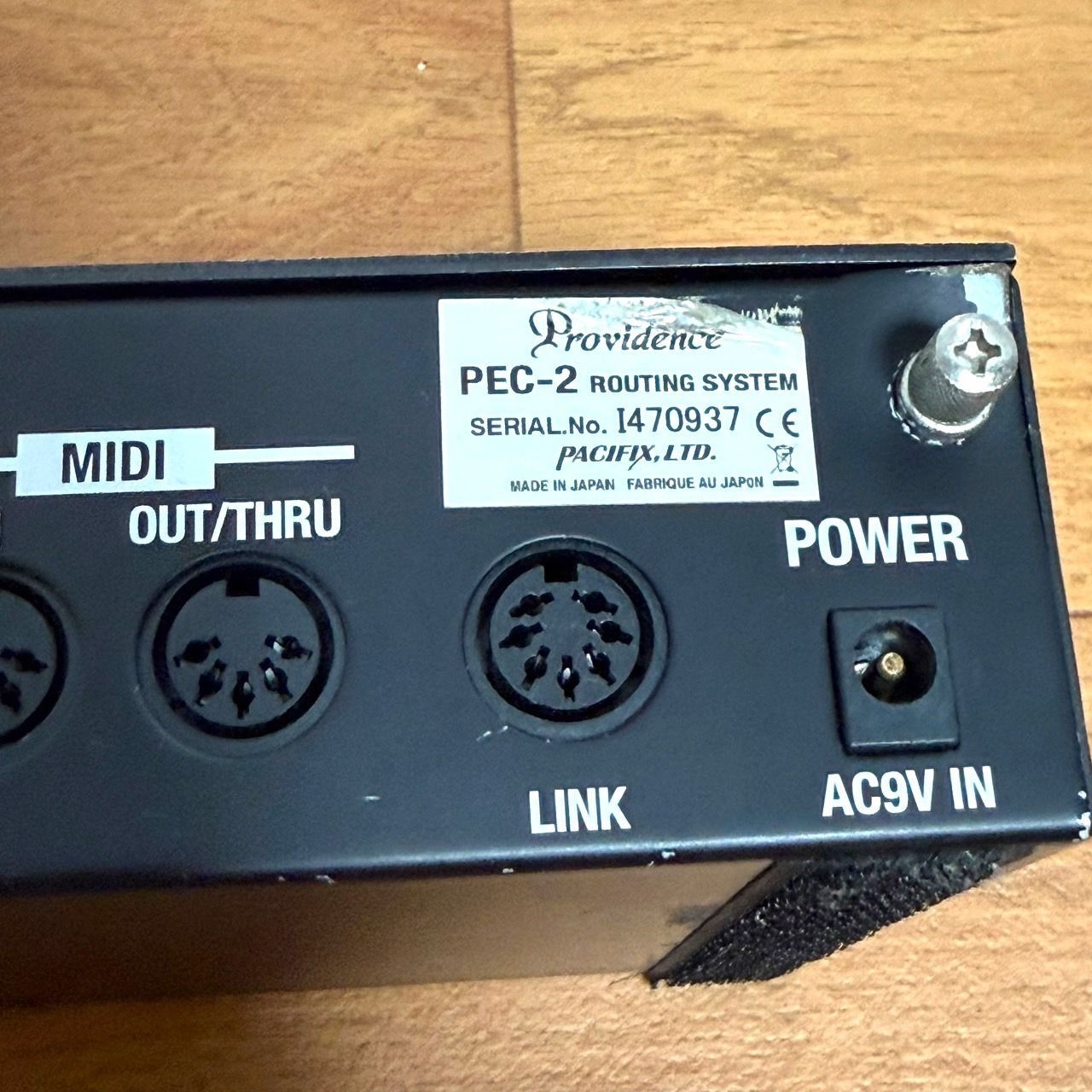 Providence PEC-2 プログラマブルエフェクトコントローラー Providence PEC-2 Programmable Effects Controller Manual