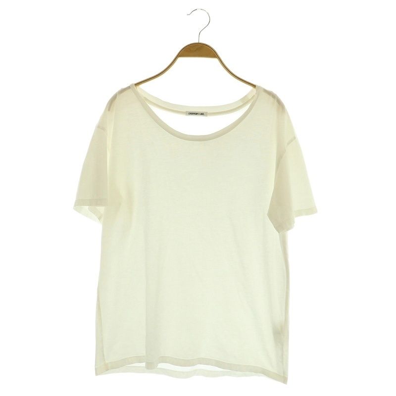 美品 ドゥーズィエムクラス EVERYDAY I LIKE Tシャツ ホワイト Deuxieme Classe（ドゥーズィエムクラス）の「EVERYDAY MUSEUM T