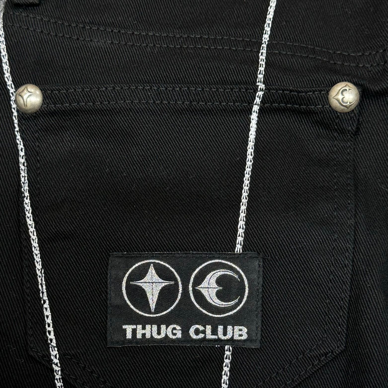 定価64900円 Thug Club 24SS TC RISE DENIM EMB PANTS ライズデニム 