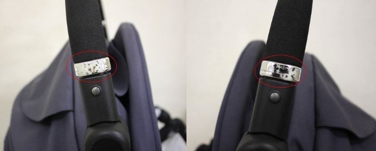 スゴカルSwitch エッグショック XL ラグーンネイビー コンビ ハイシート53cm 生後1ヶ月～ クリーニング済み A3615964