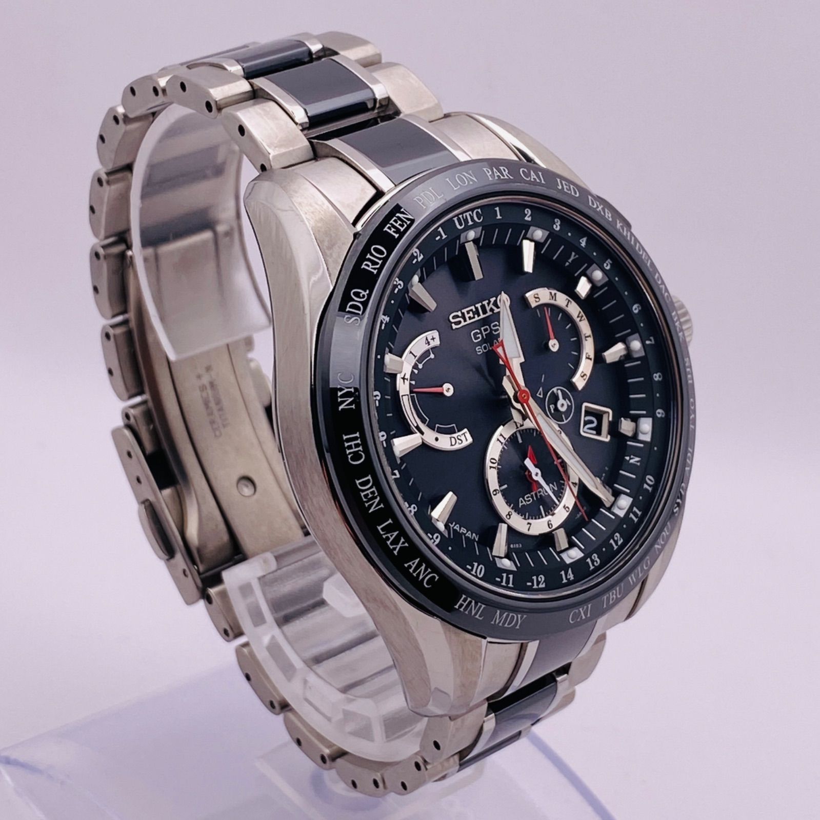 T381）良品 正常稼働 SEIKO セイコー GPSソーラー ASTRON アストロン