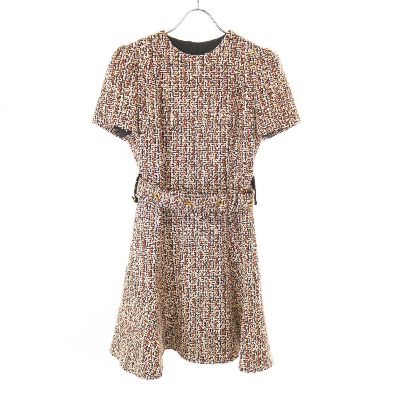 ルイヴィトン☆モノグラムツイードワンピース Louis Vuittonルイ