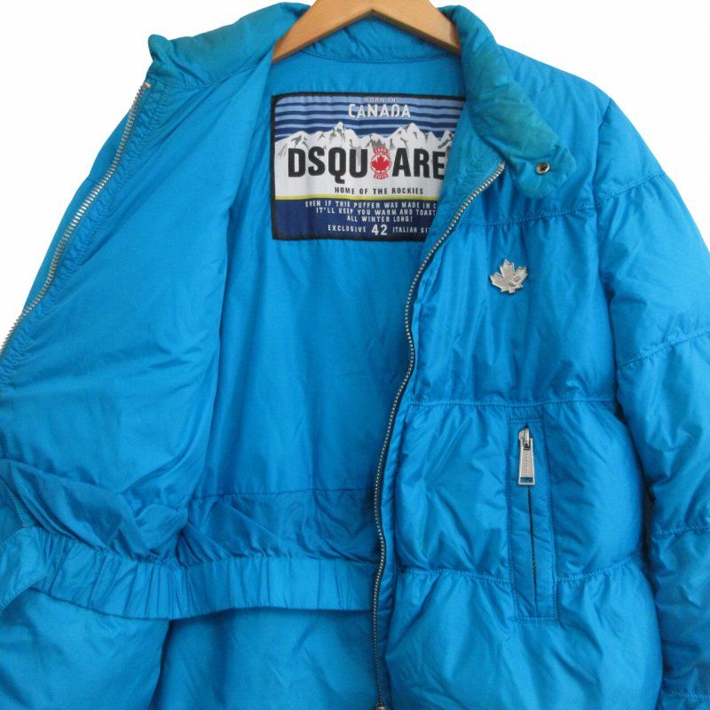 未使用級 DSQUARED2 ディースクエアード CANADA ロゴ ブルゾン ディースクエアード DSQUARED2 BORN IN CANADA 12AW ダウン