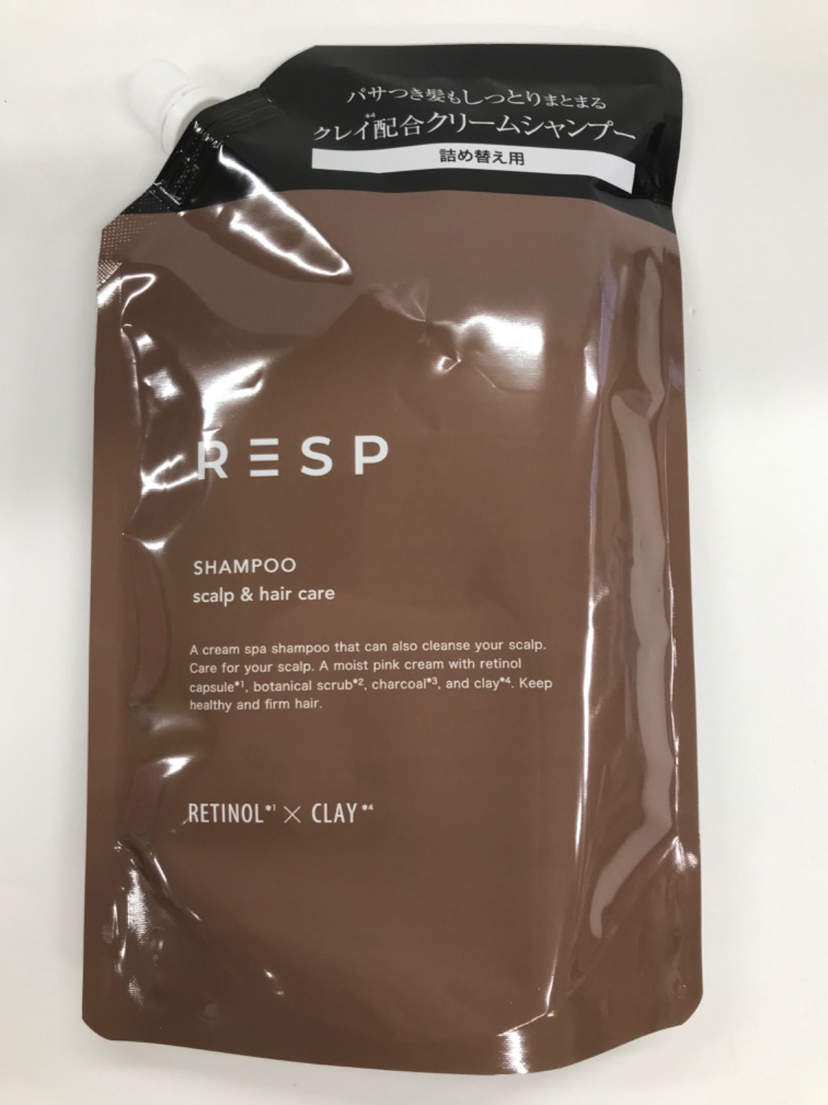 RESP レチスパクリームシャンプー 詰め替え用 400g ×2 S2856 K RESP レチスパクリームシャンプー 〈詰め替え用〉 400g